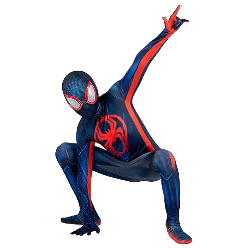 Miles Morales Suit & Mask costume set