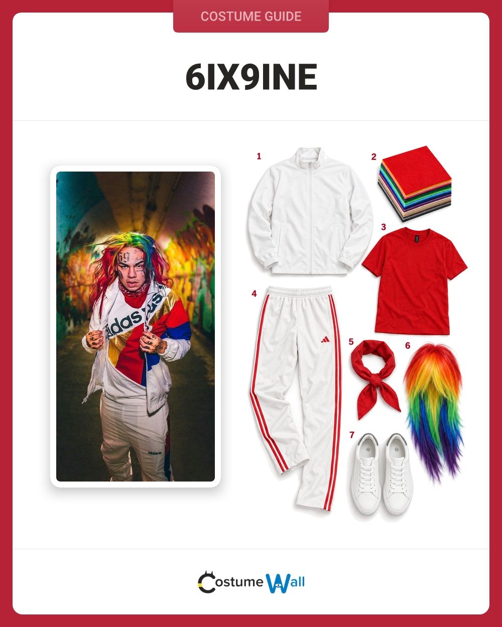 6ix9ine costume guide