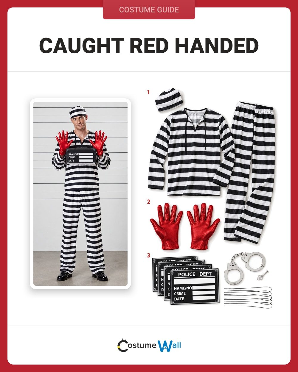 Caught Red Handed costume guide