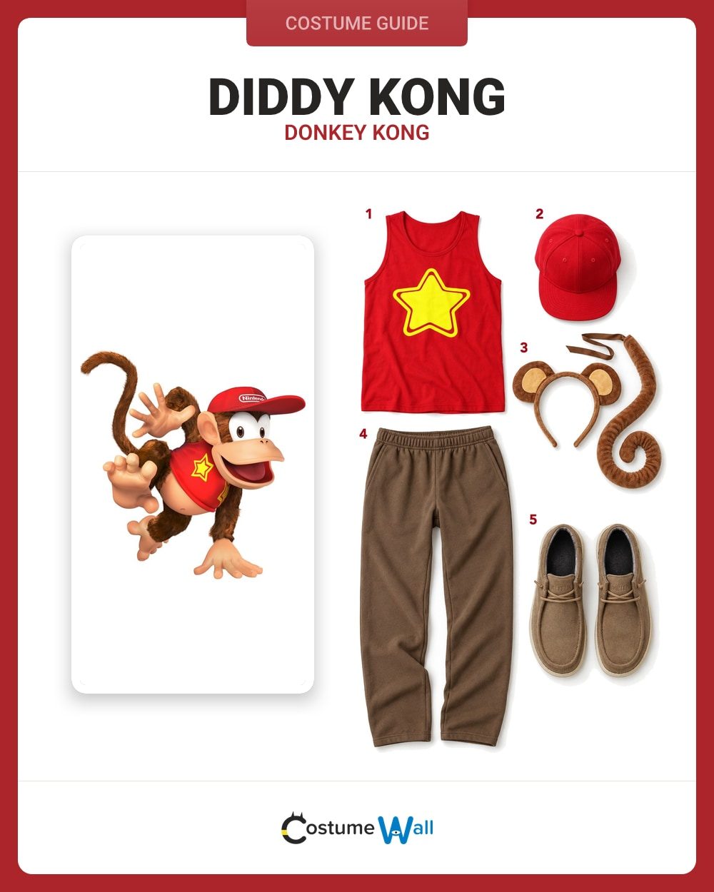 Diddy Kong costume guide