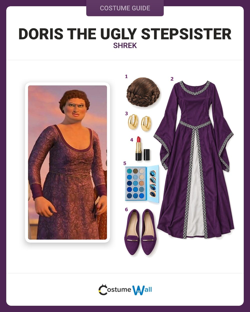Doris the Ugly Stepsister costume guide