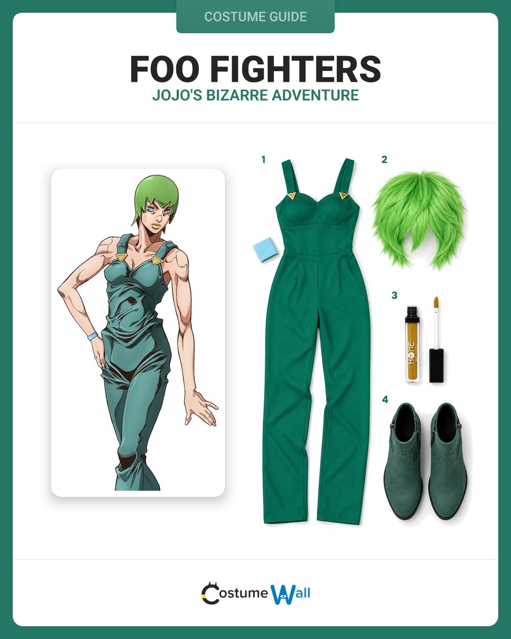 Foo Fighters (JJBA) costume guide