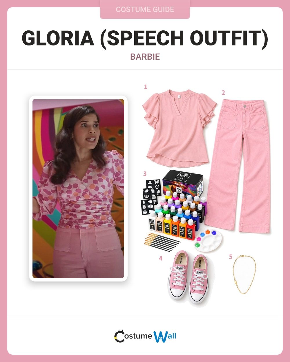 Gloria (Speech Outfit) costume guide