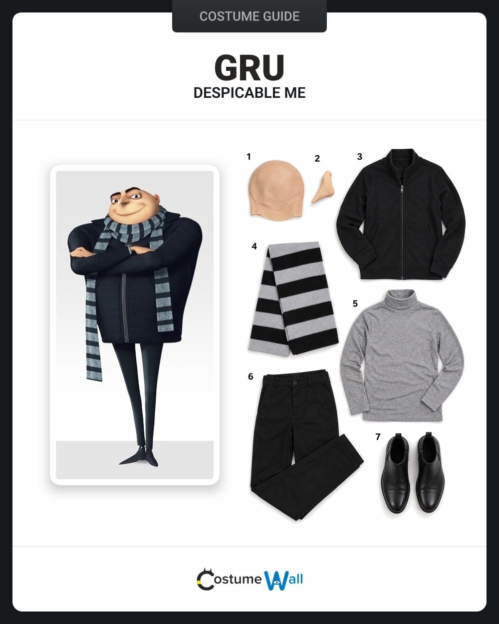 Gru costume guide