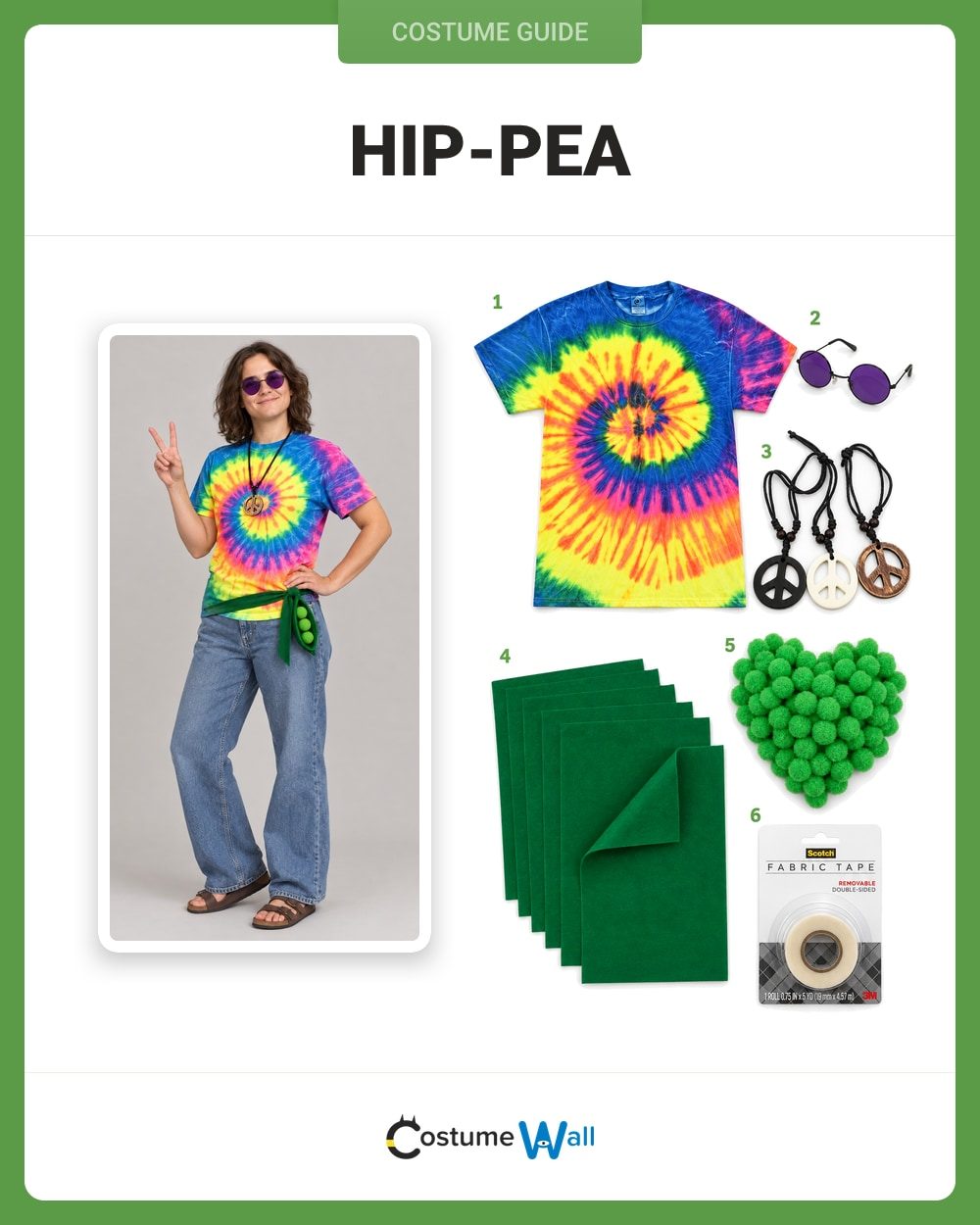 Hip-Pea costume guide