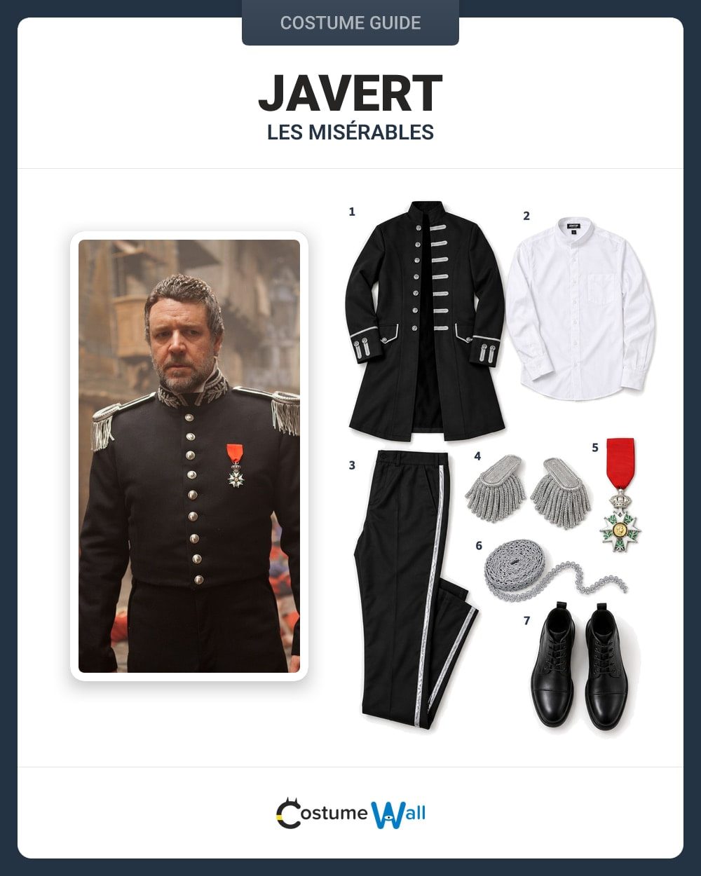 Javert costume guide