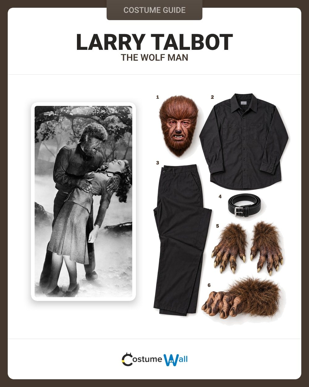 Larry Talbot costume guide