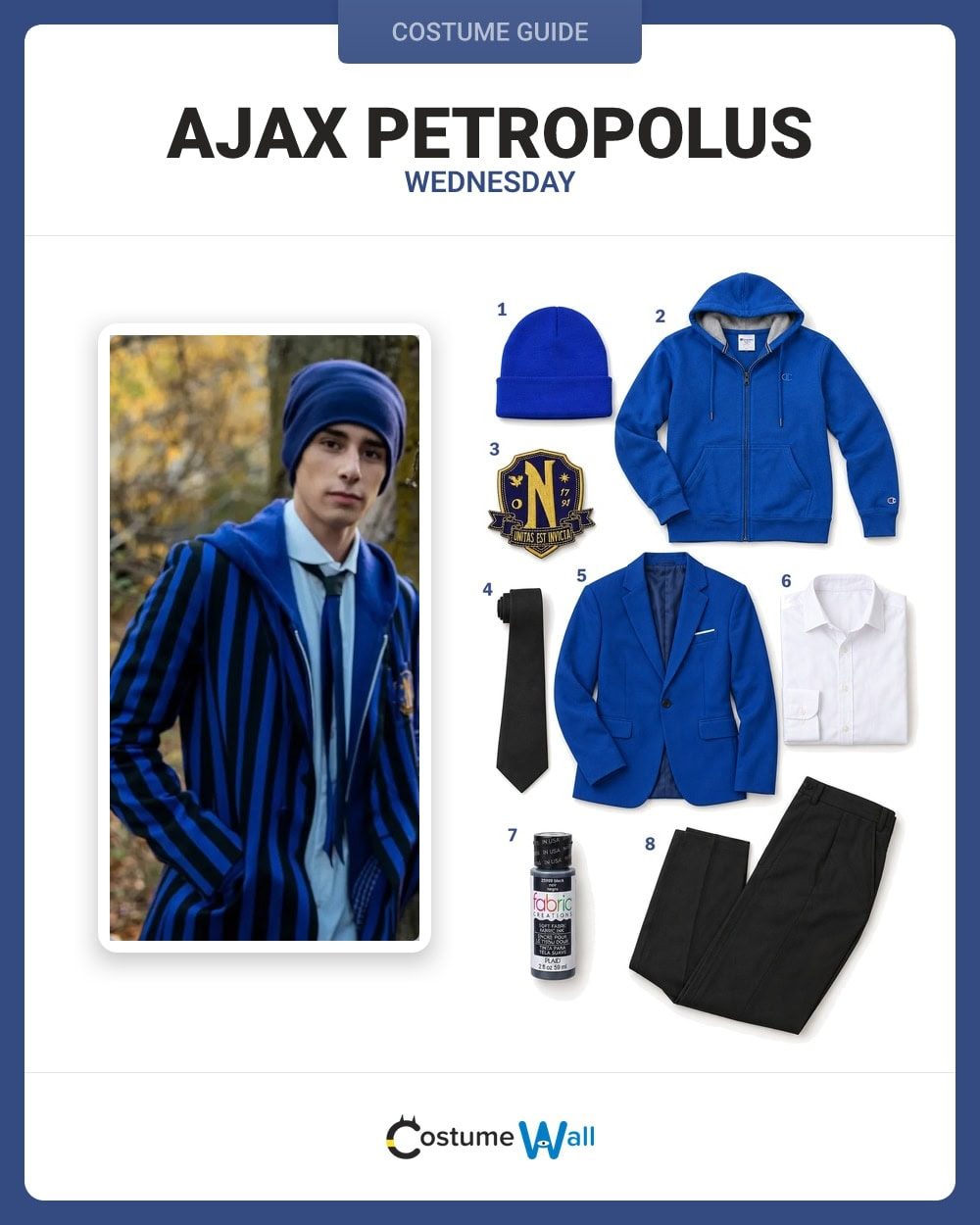 Ajax Petropolus costume guide