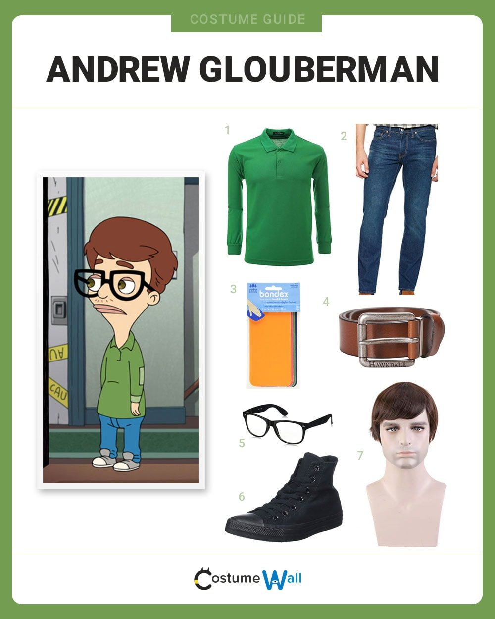 Andrew Glouberman Costume