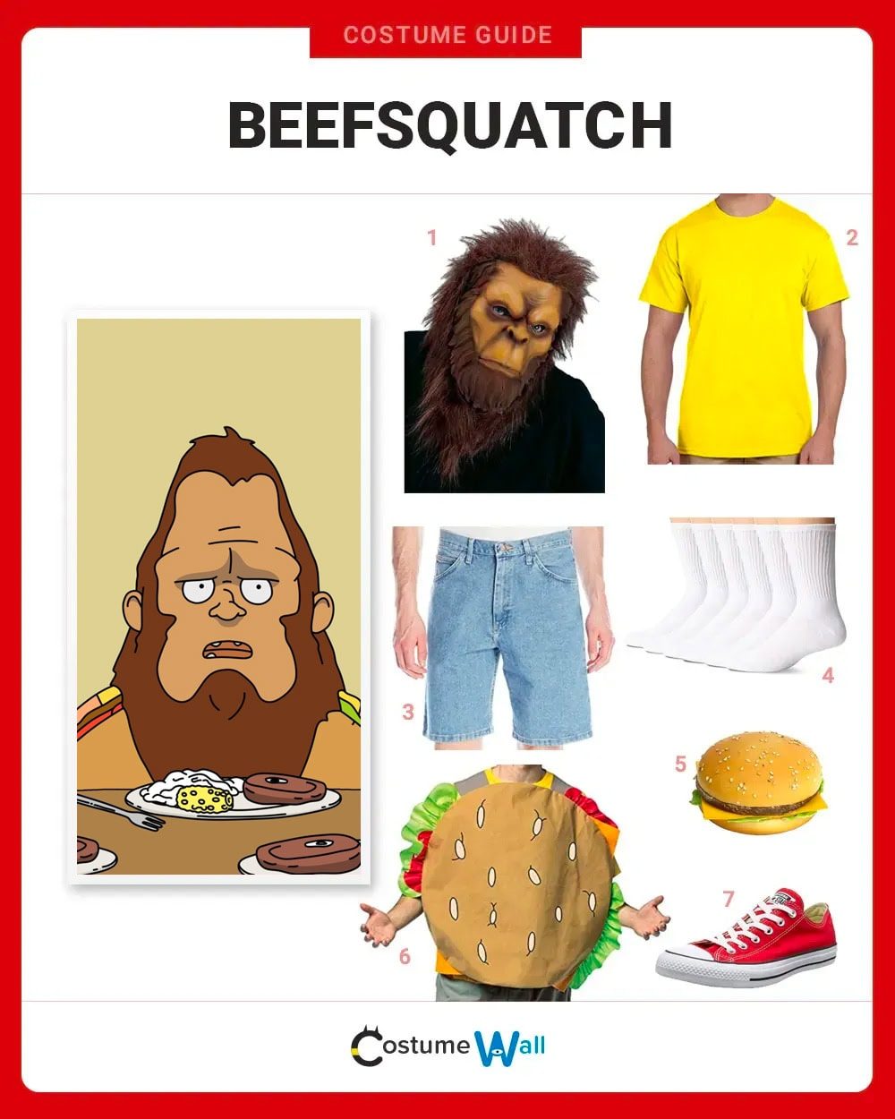 Beefsquatch costume guide