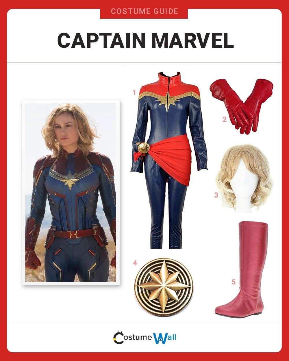 Captain Marvel costume guide