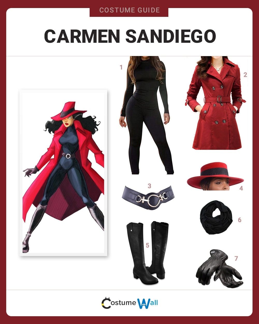 Carmen Sandiego costume guide