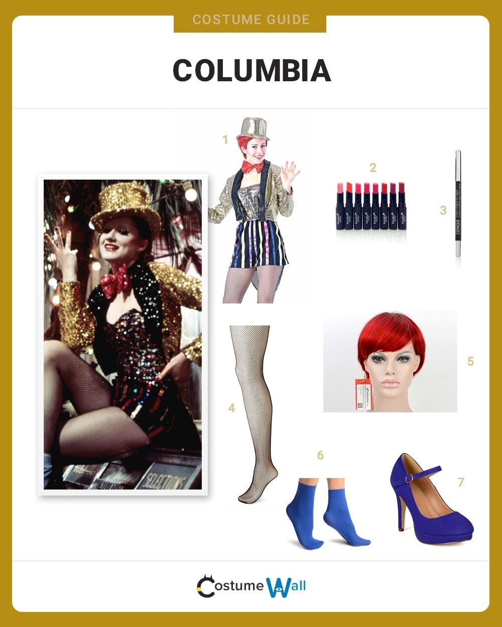 Columbia costume guide