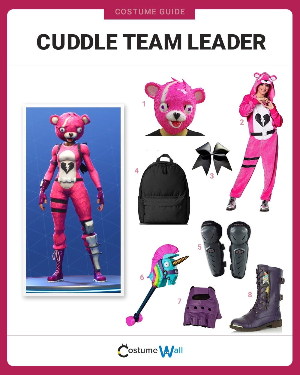 Cuddle Team Leader costume guide