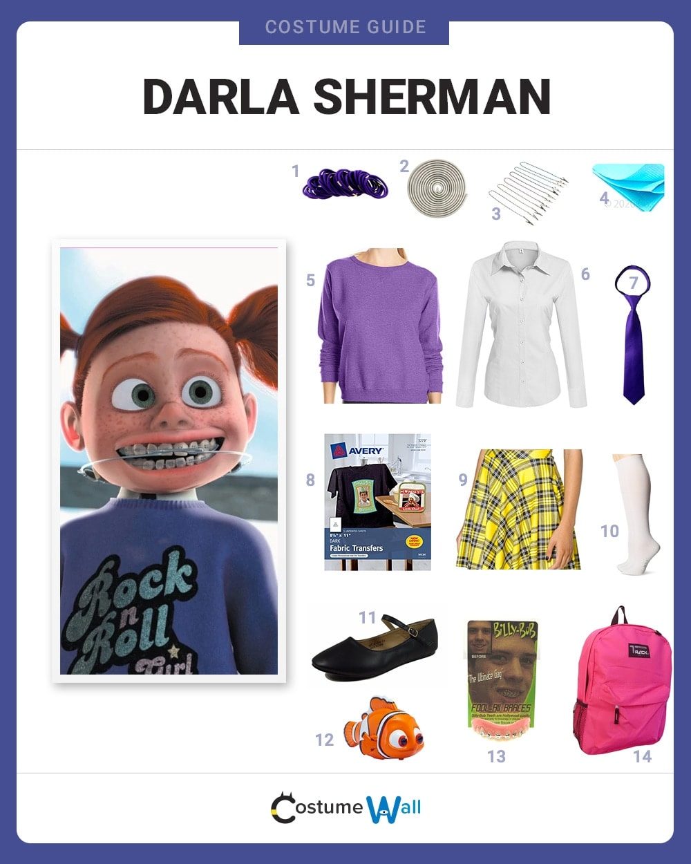 Darla Sherman costume guide
