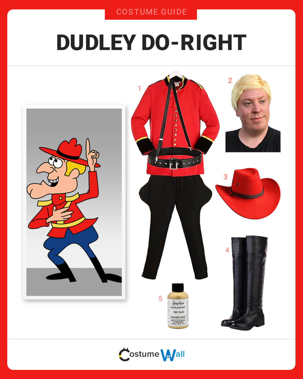 Dudley Do-Right Costume