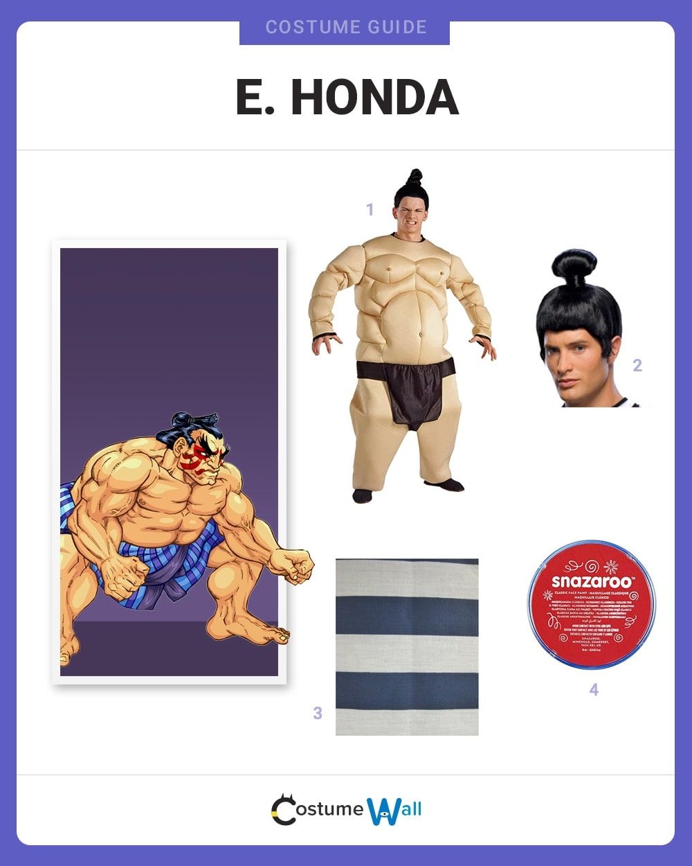E. Honda costume guide