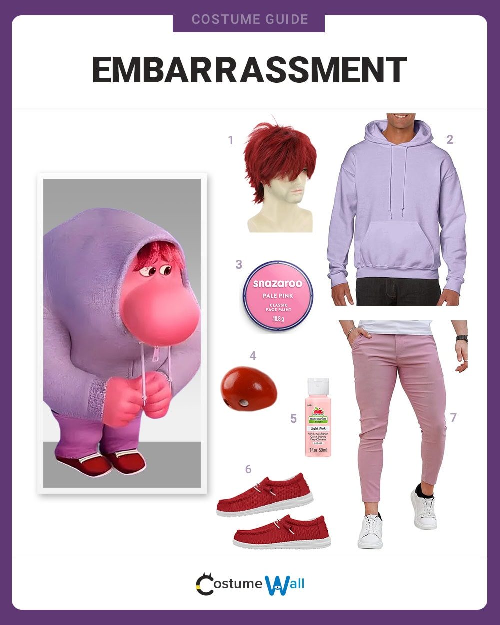 Embarrassment costume guide