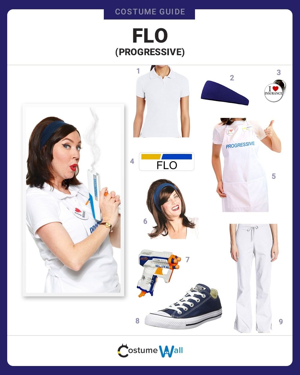 Flo costume guide