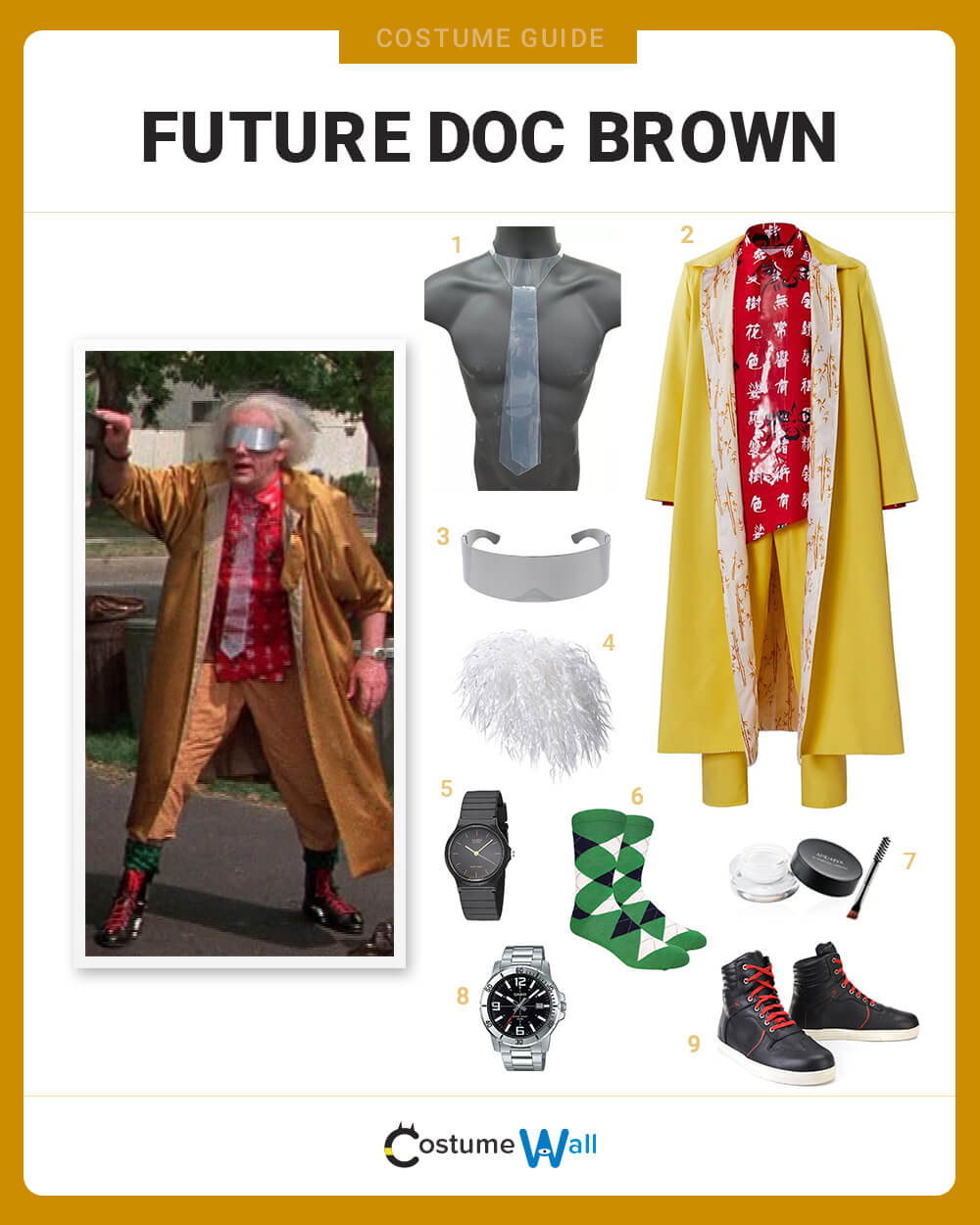 Future Doc Brown Costume Guide – Back to the Future Part II