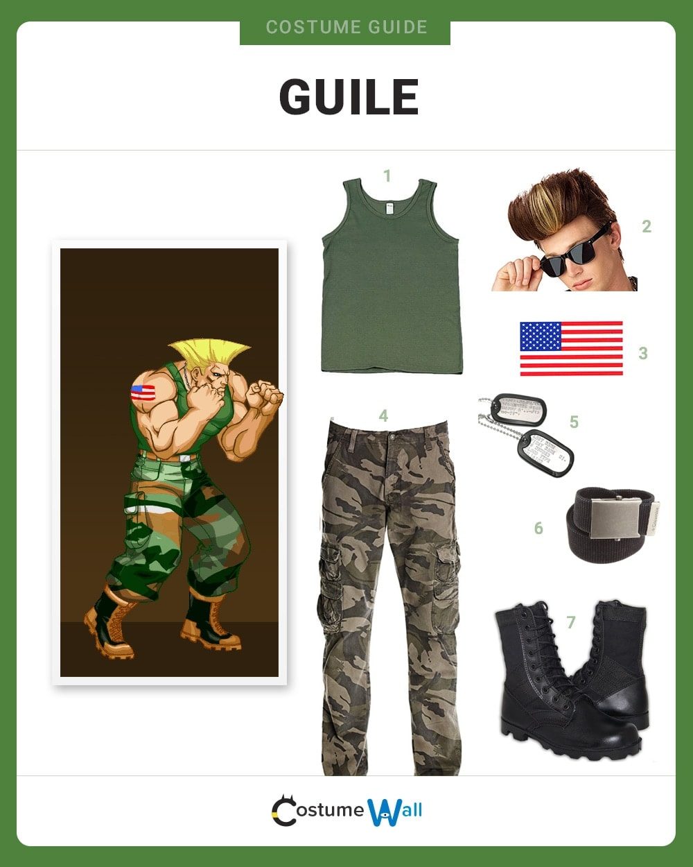 Guile costume guide