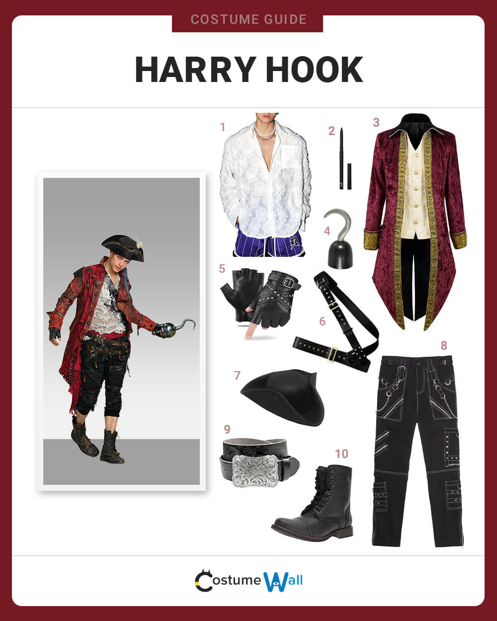Harry Hook costume guide