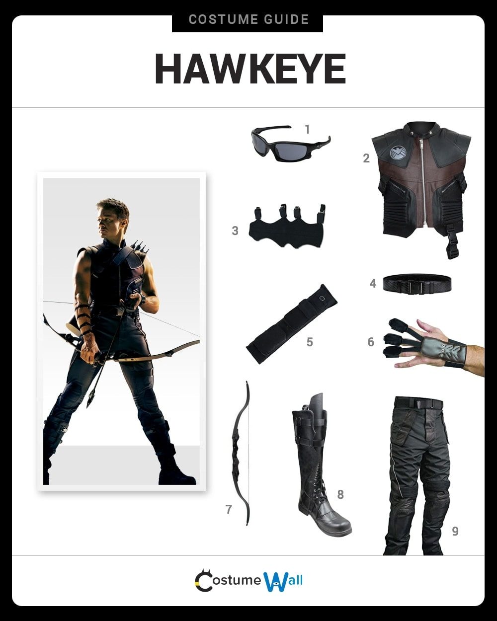 Hawkeye costume guide