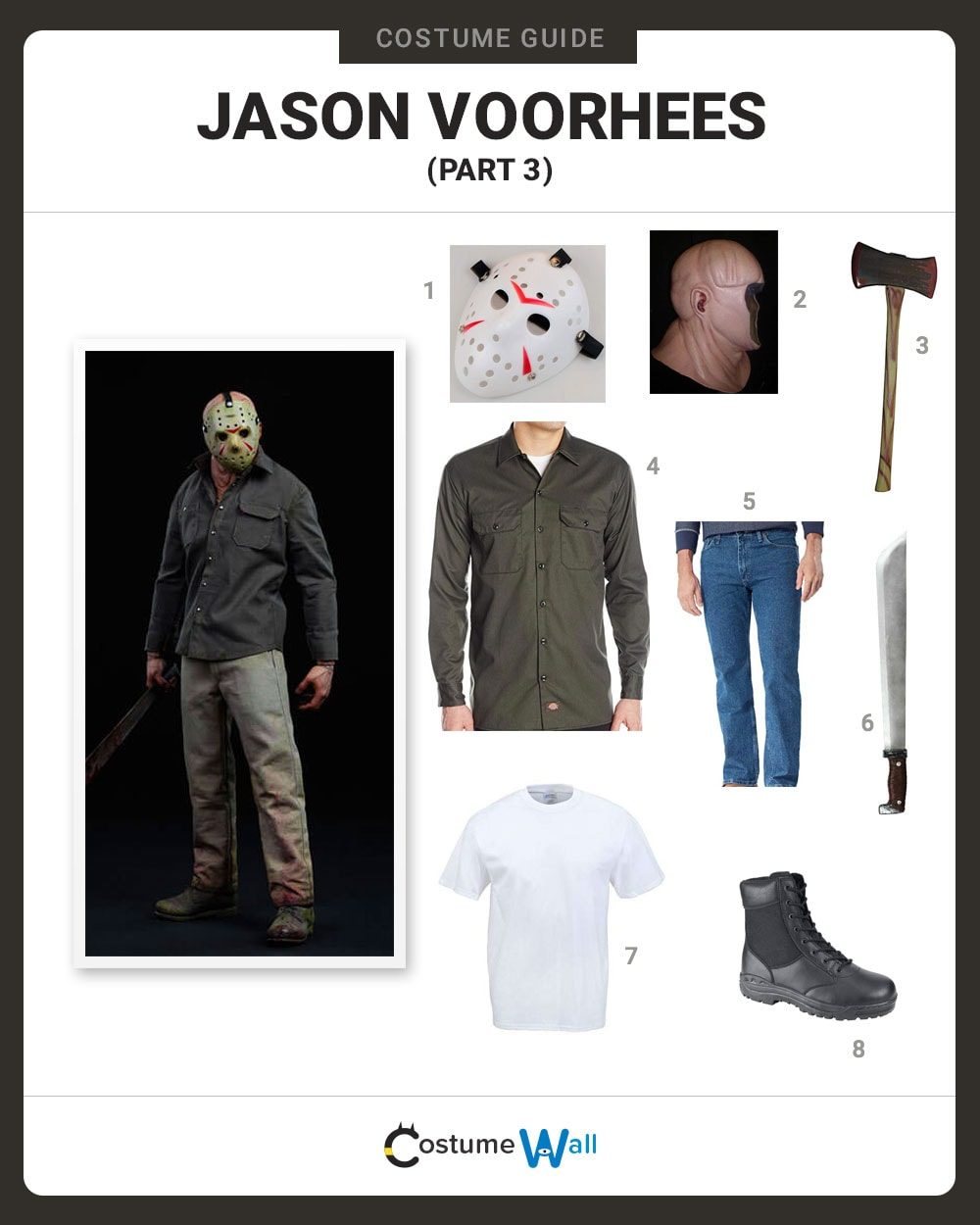 Jason Voorhees (Part 3) Costume
