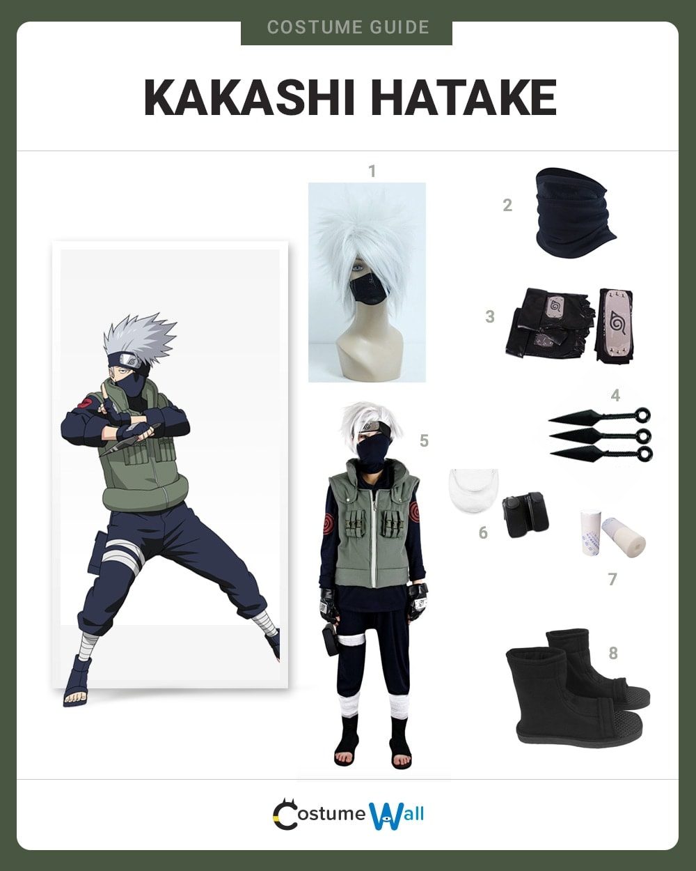 Kakashi Hatake costume guide