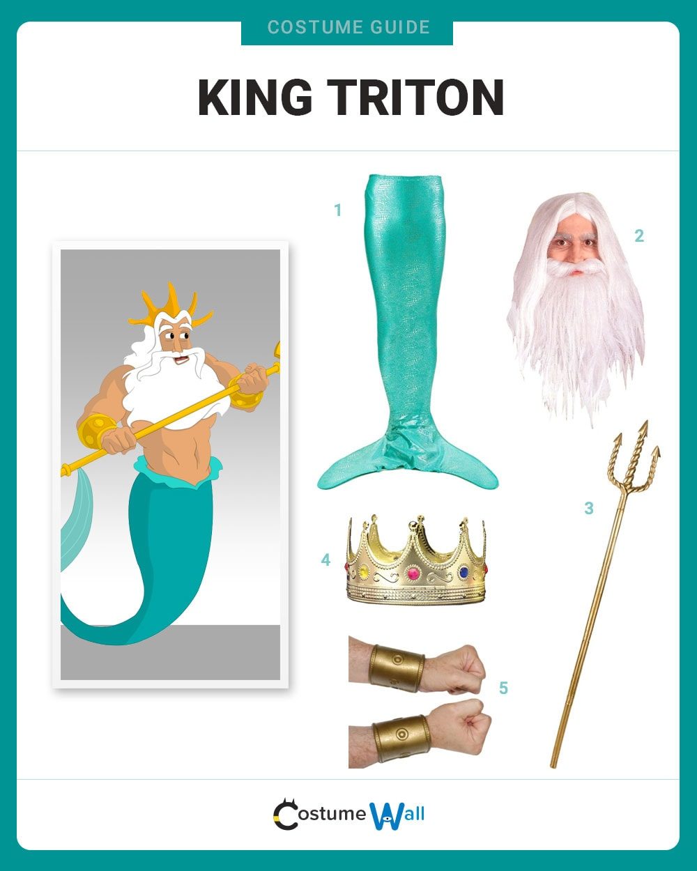 King Triton Costume