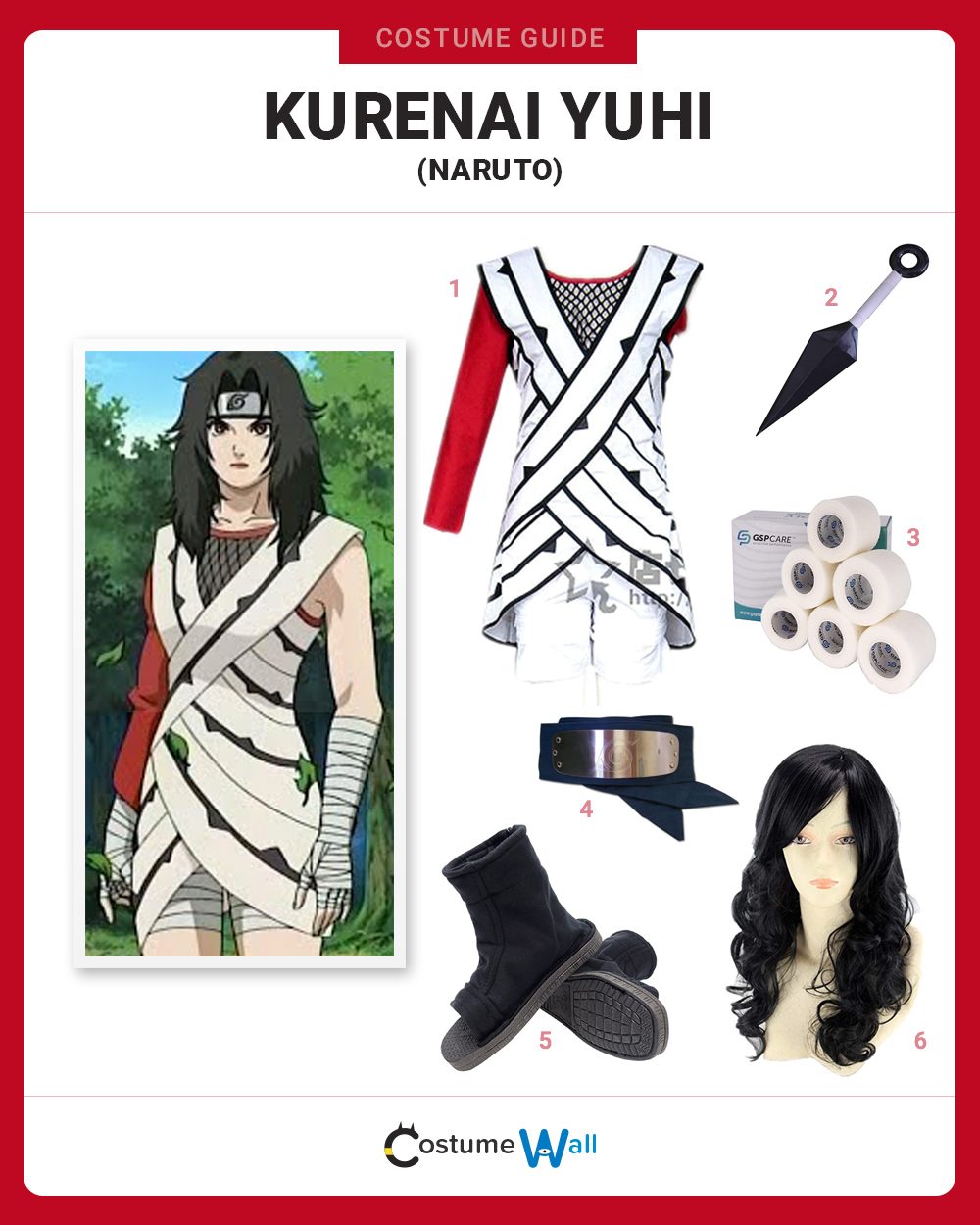 Kurenai Yuhi costume guide