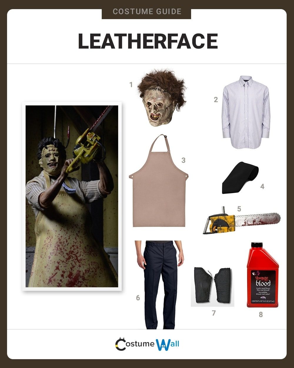 Leatherface costume guide