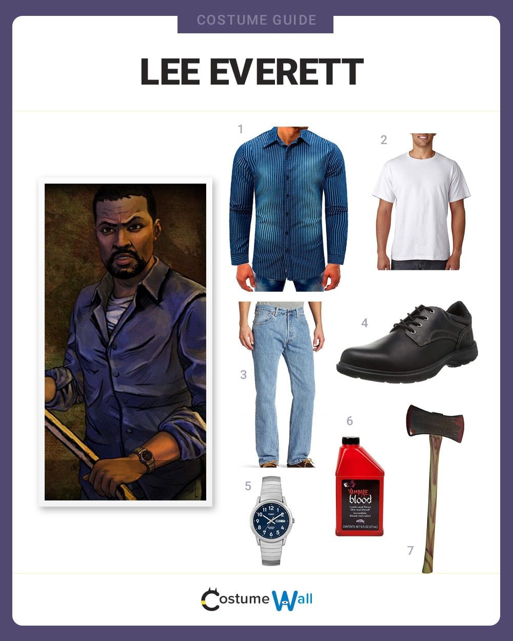 Lee Everett costume guide