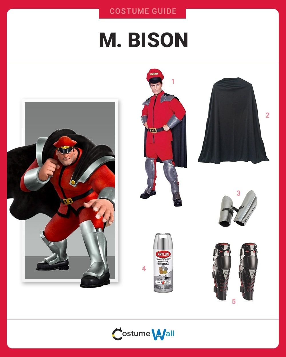 M. Bison costume guide