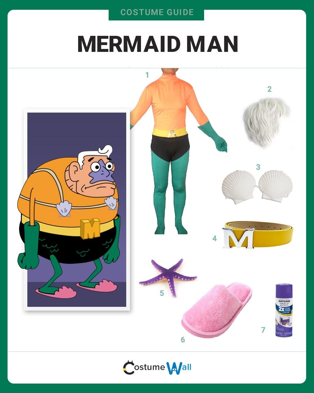 Mermaid Man Costume