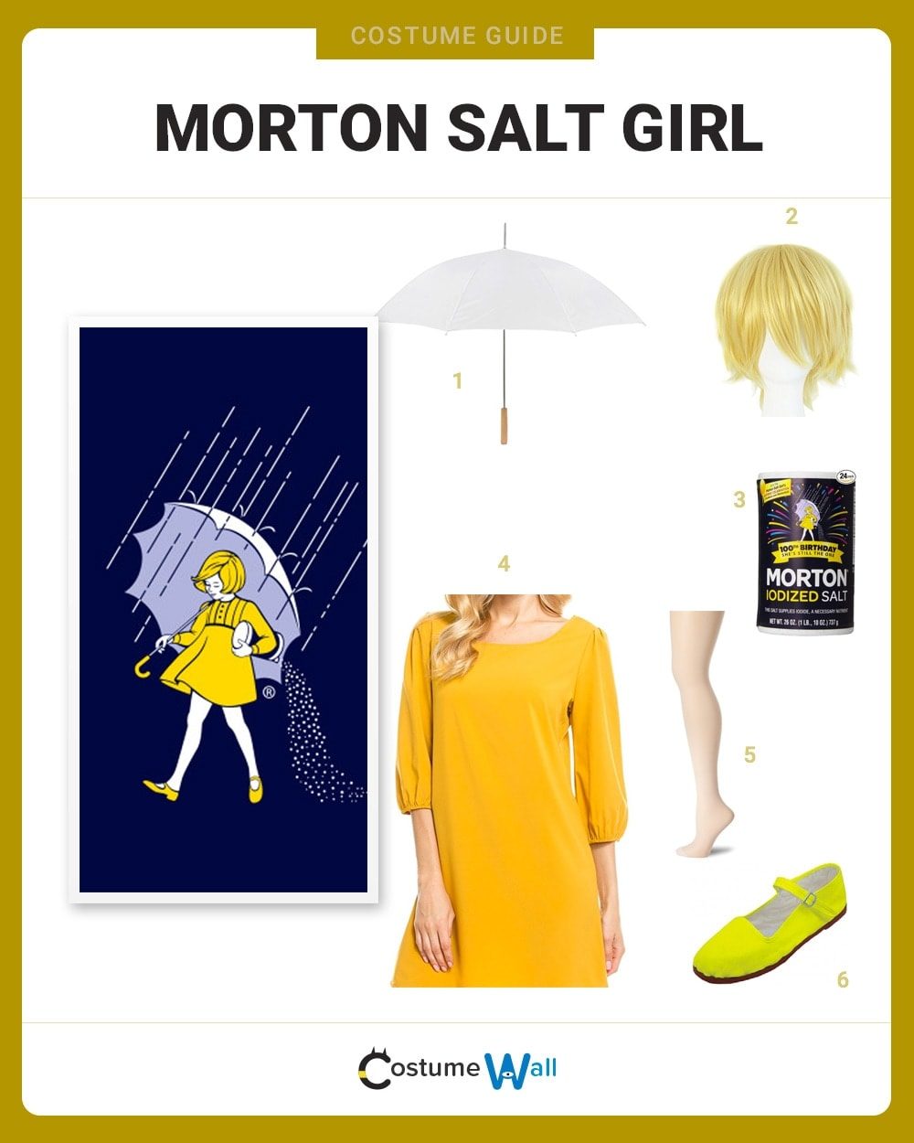 Morton Salt Girl costume guide