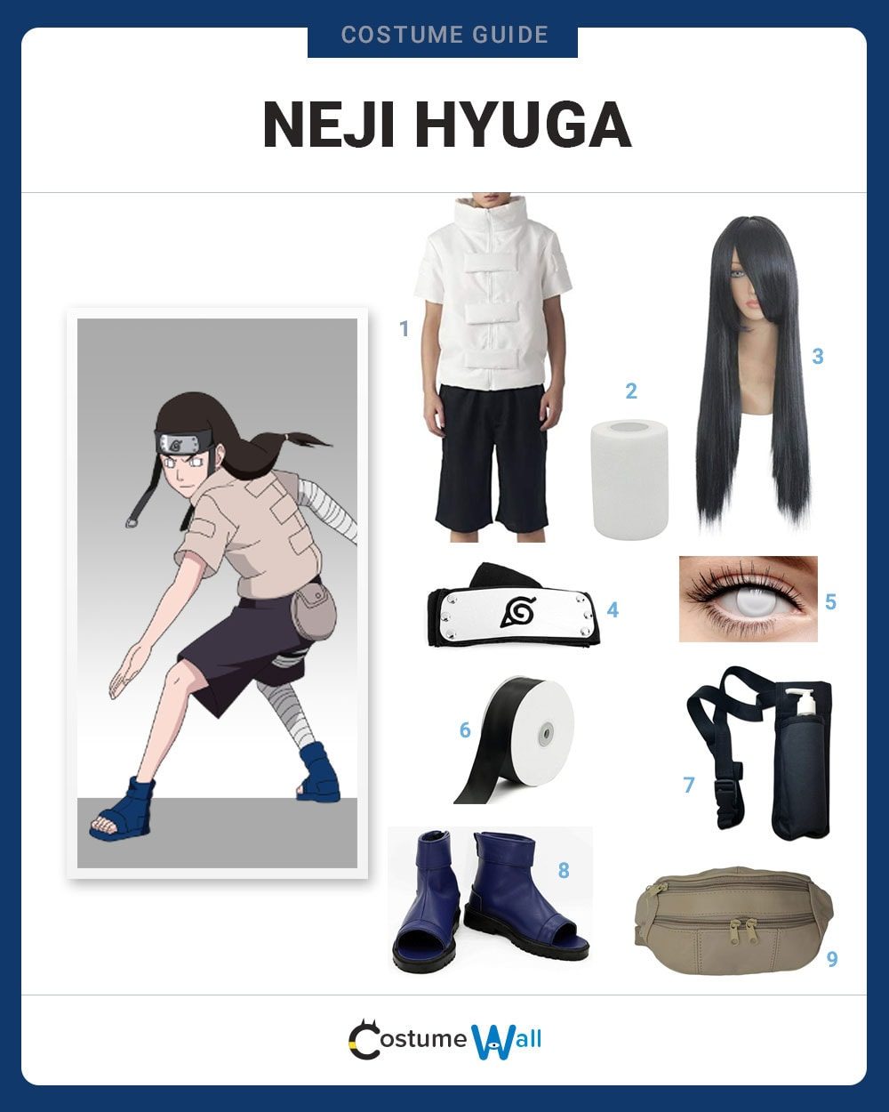 Neji Hyuga costume guide