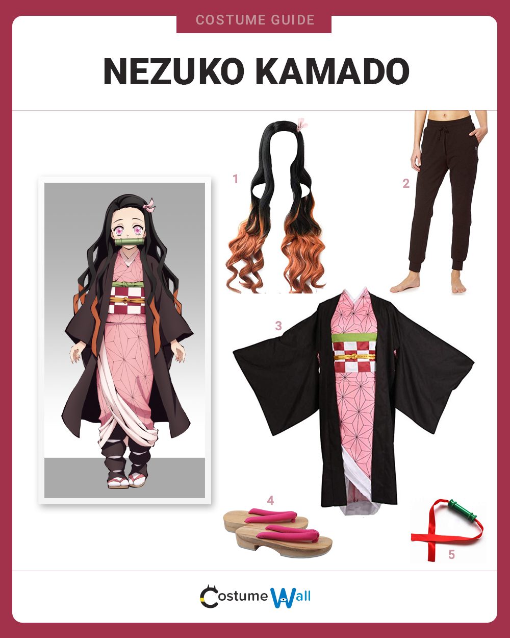 Nezuko Kamado costume guide