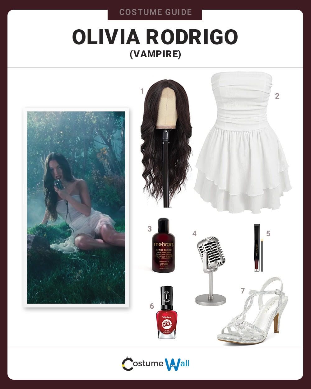 Olivia Rodrigo "Vampire" costume guide