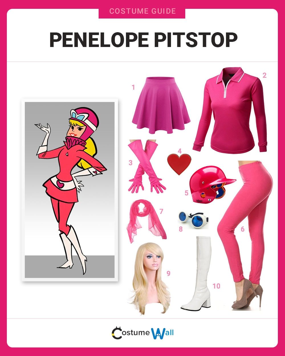 lady penelope fancy dress Pitstop Costume Guide – Wacky Races penelope greek goddess costume