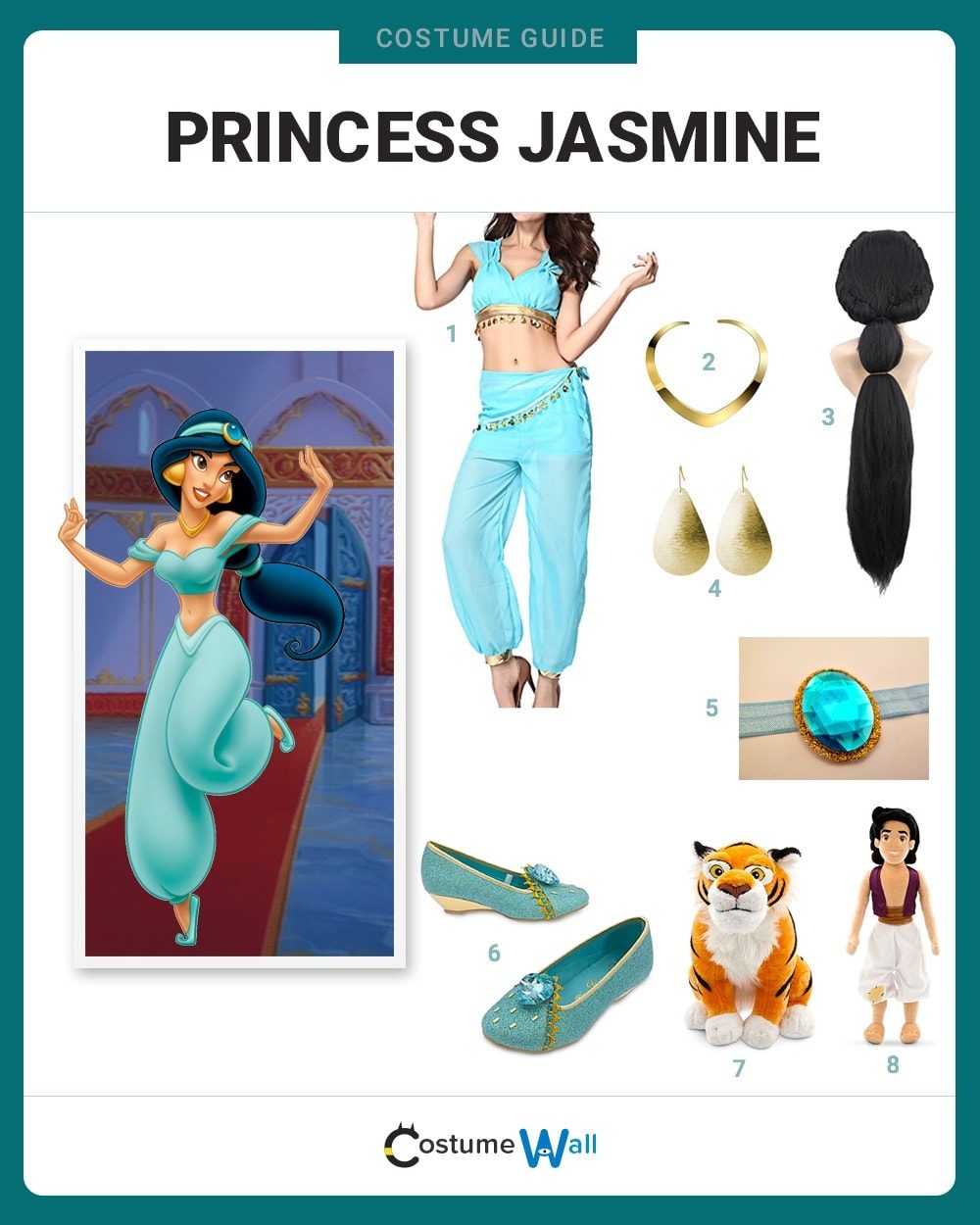 Princess Jasmine Costume