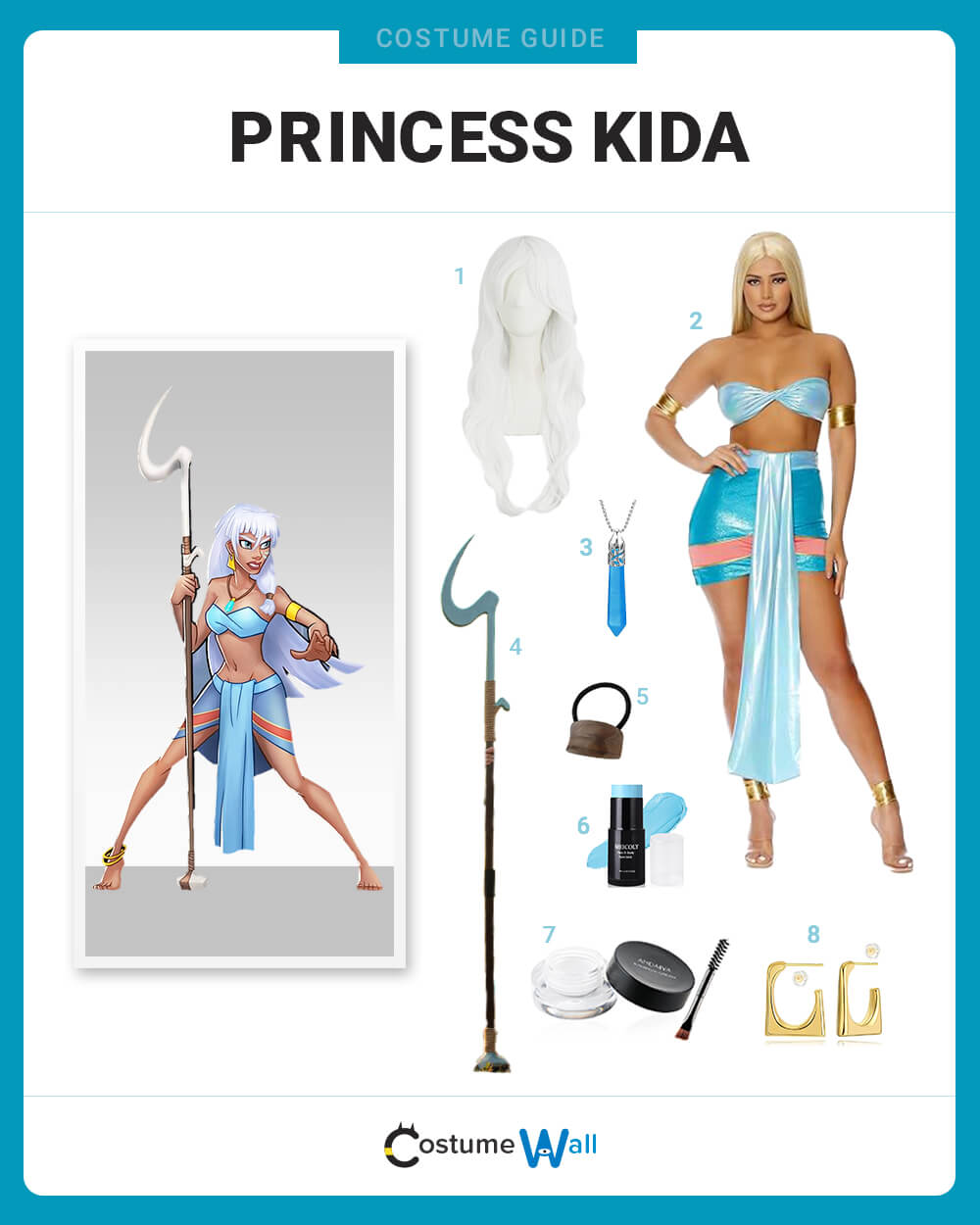 Princess Kida Costume