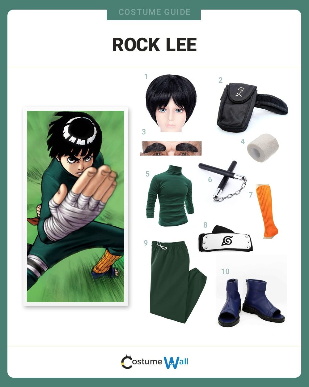 Rock Lee costume guide