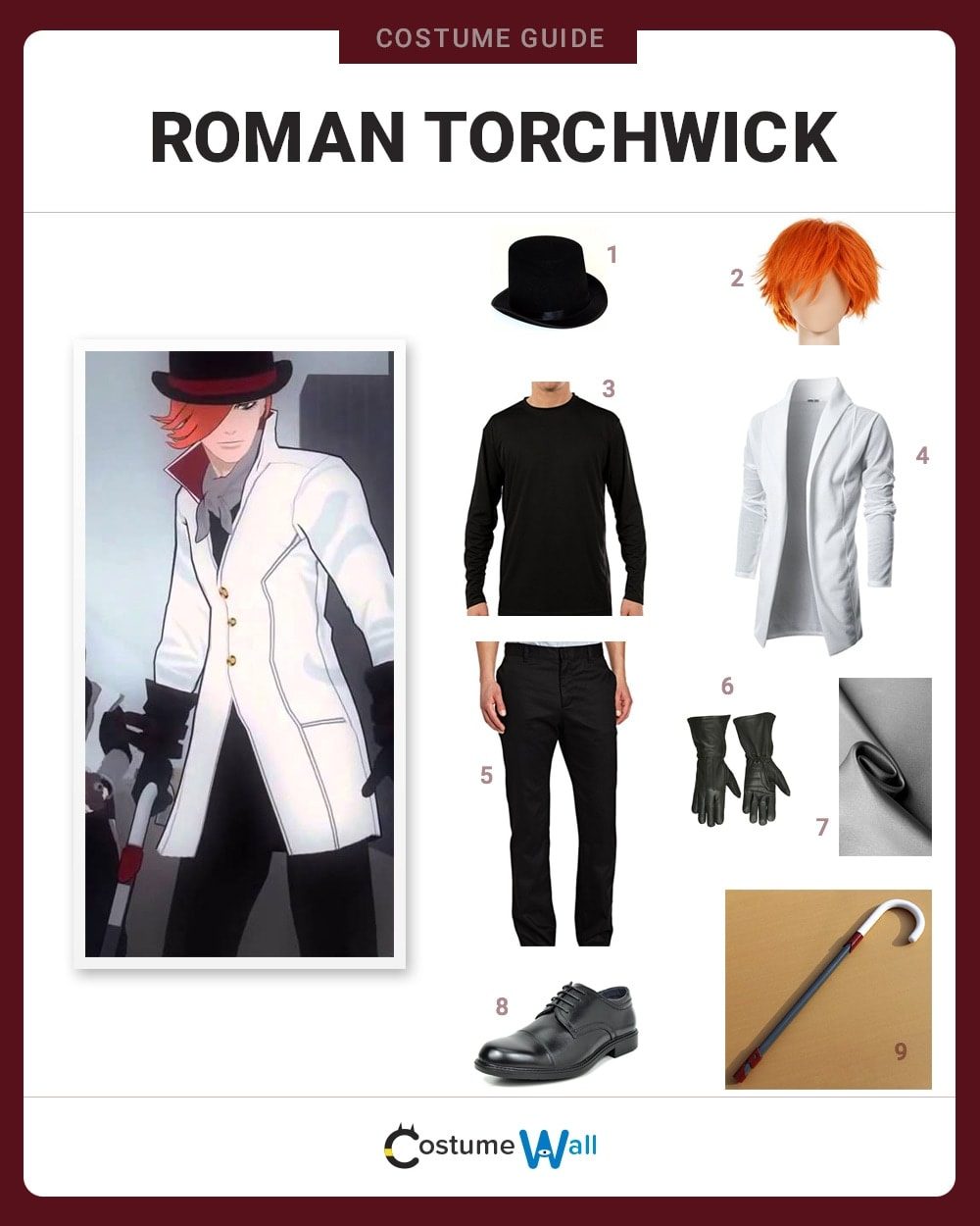 Roman Torchwick costume guide