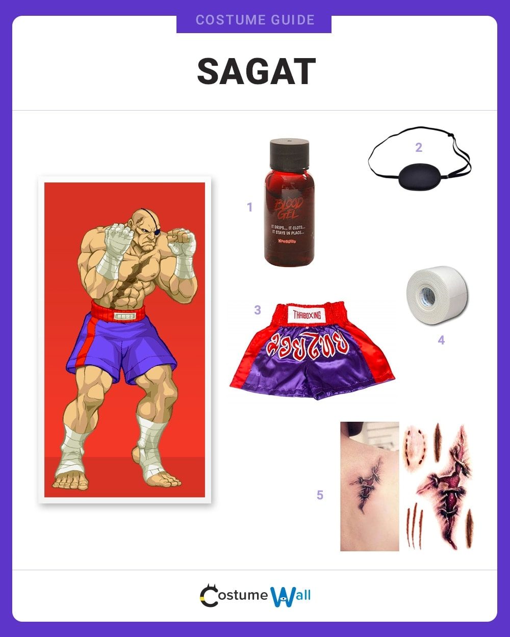 Sagat costume guide