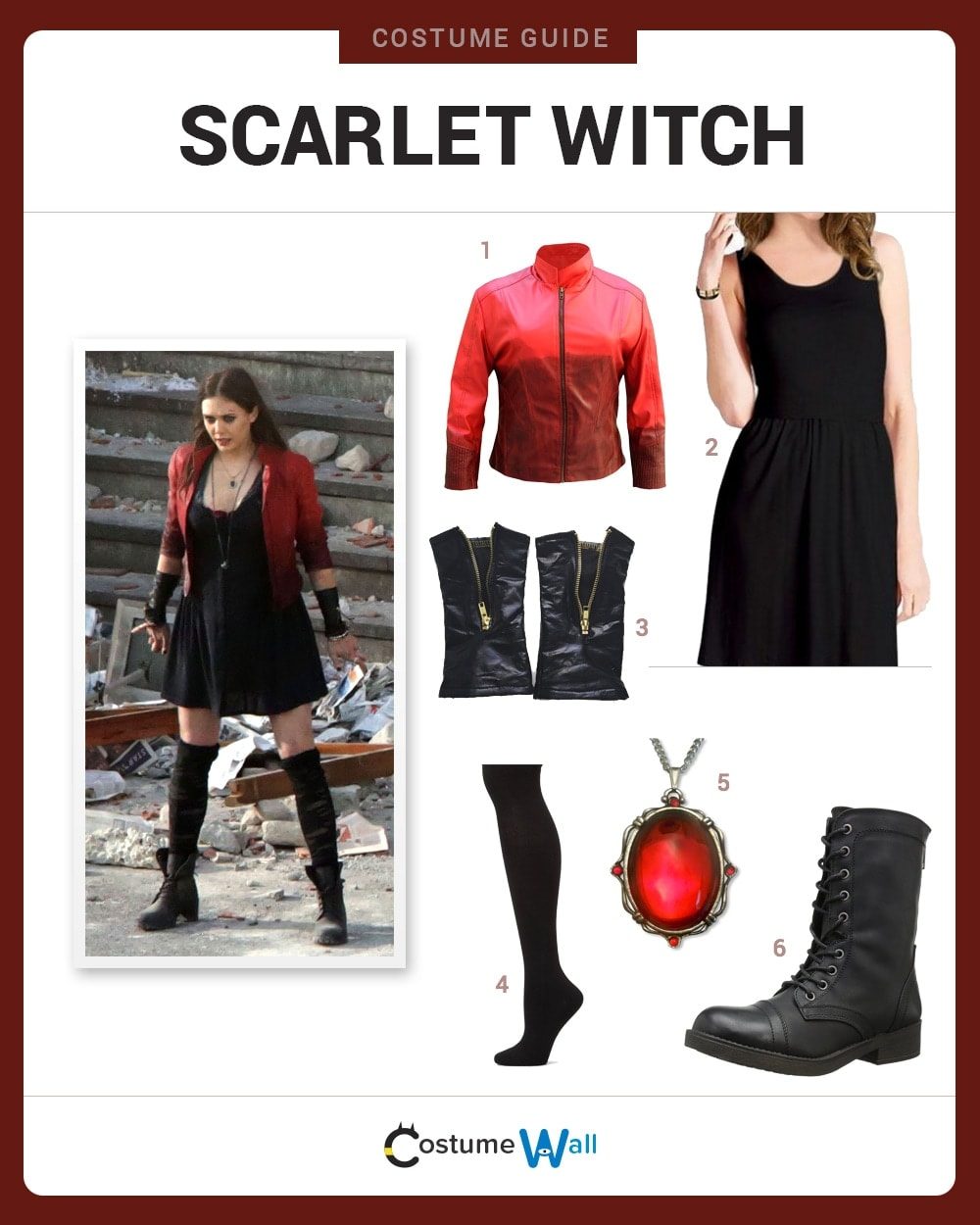Scarlet Witch (Age of Ultron) costume guide