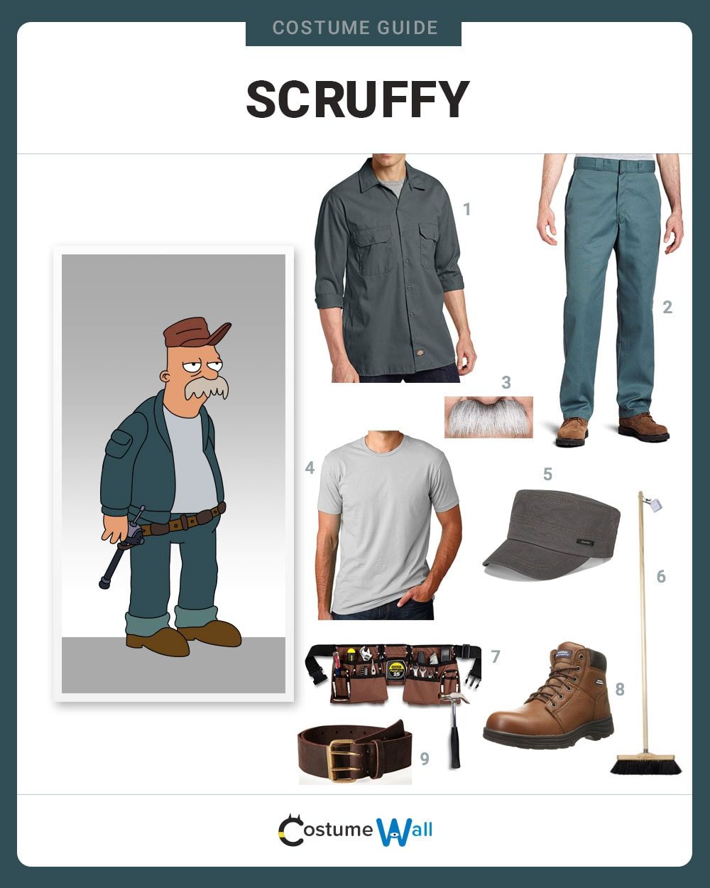 Scruffy costume guide