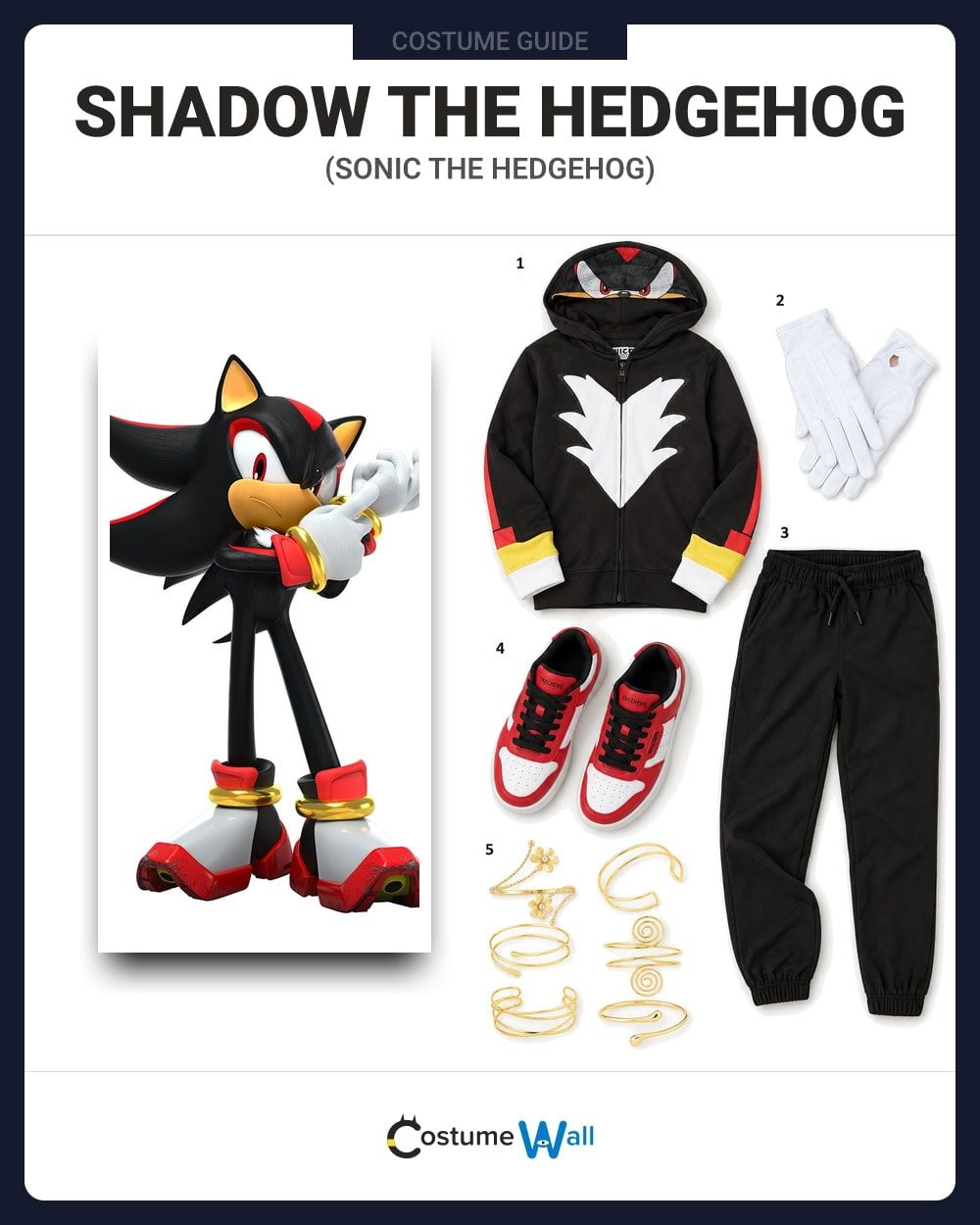 Shadow the Hedgehog Costume