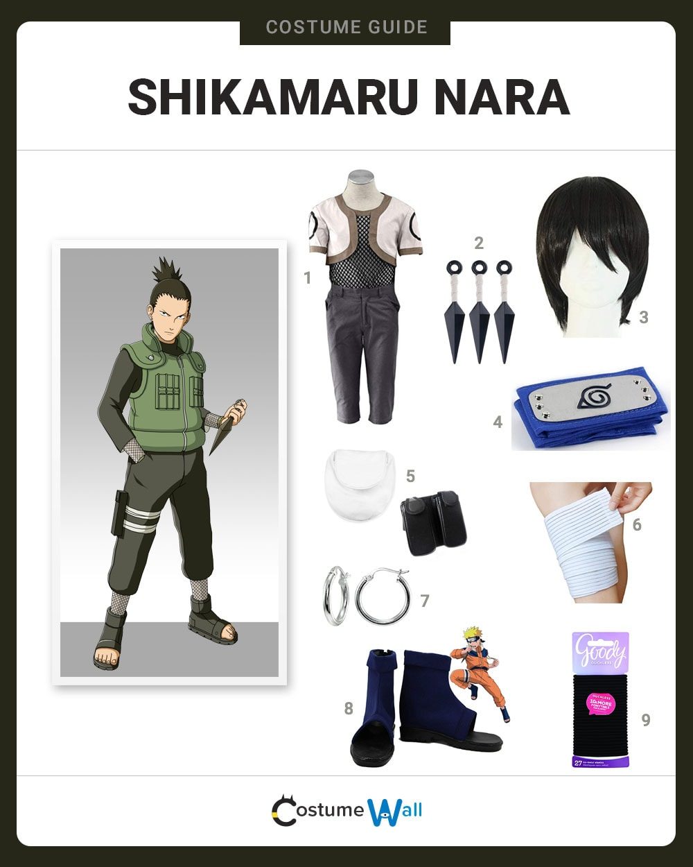 Shikamaru Nara costume guide