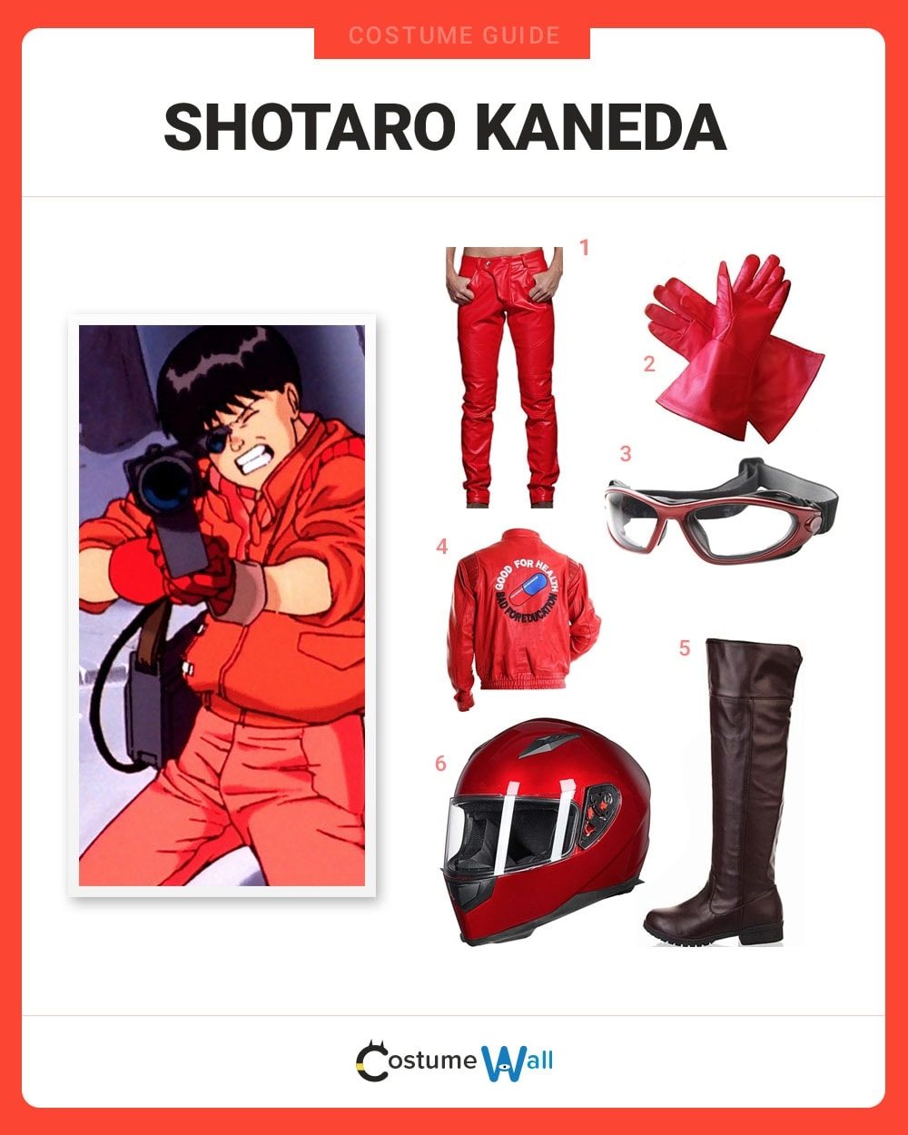 Shotaro Kaneda costume guide